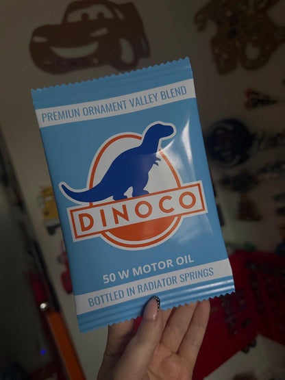 Disney Cars Dinoco Lightning McQueen Birthday Party Favor Crisp packet