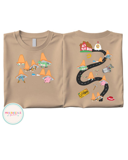 Toy Story Toy Barn Adventure Road Trip Kids T-Shirt & Sweatshirt | Woody & Buzz Pixar Graphic Top