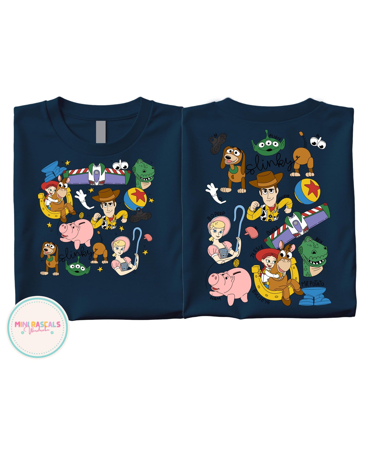 Toy Story Woody & Friends Kids T-Shirt & Sweatshirt | Buzz Jessie Pixar Graphic Top | Boys Girls Unisex