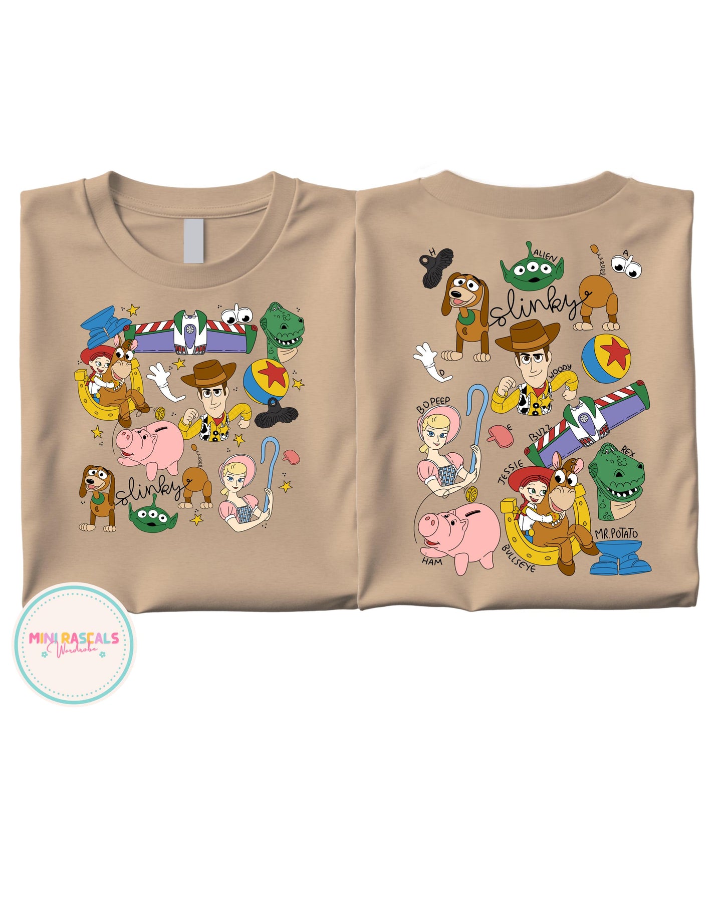Toy Story Woody & Friends Kids T-Shirt & Sweatshirt | Buzz Jessie Pixar Graphic Top | Boys Girls Unisex