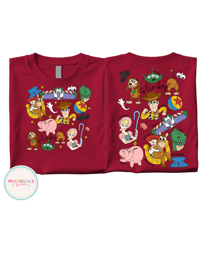 Toy Story Woody & Friends Kids T-Shirt & Sweatshirt | Buzz Jessie Pixar Graphic Top | Boys Girls Unisex