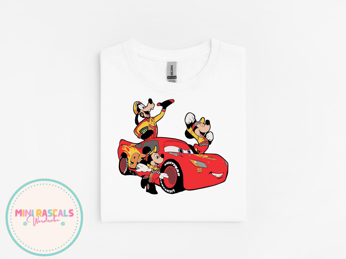 McQueen, Mickey and friends Racing - McQueen Kids T-Shirts and Sweatshirt