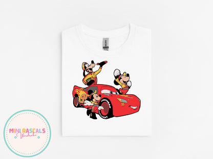 McQueen, Mickey and friends Racing - McQueen Kids T-Shirts and Sweatshirt