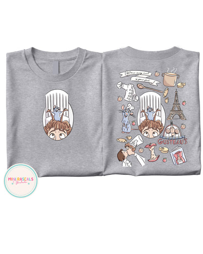 Ratatouille and Friends Inspired Cartoon Tshirt and Sweatshirt for Kids