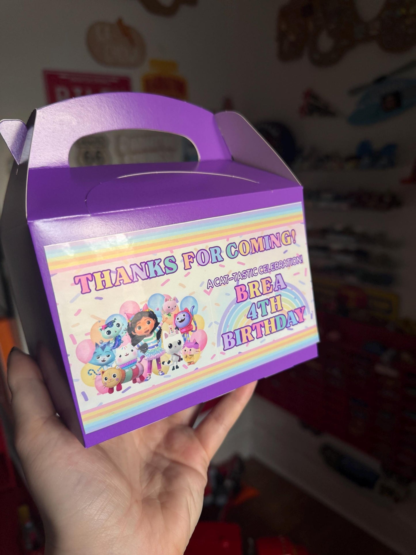 Gabby’s Dollhouse Birthday Party Favor Bags - Birthday treat, personalised gift, party favour