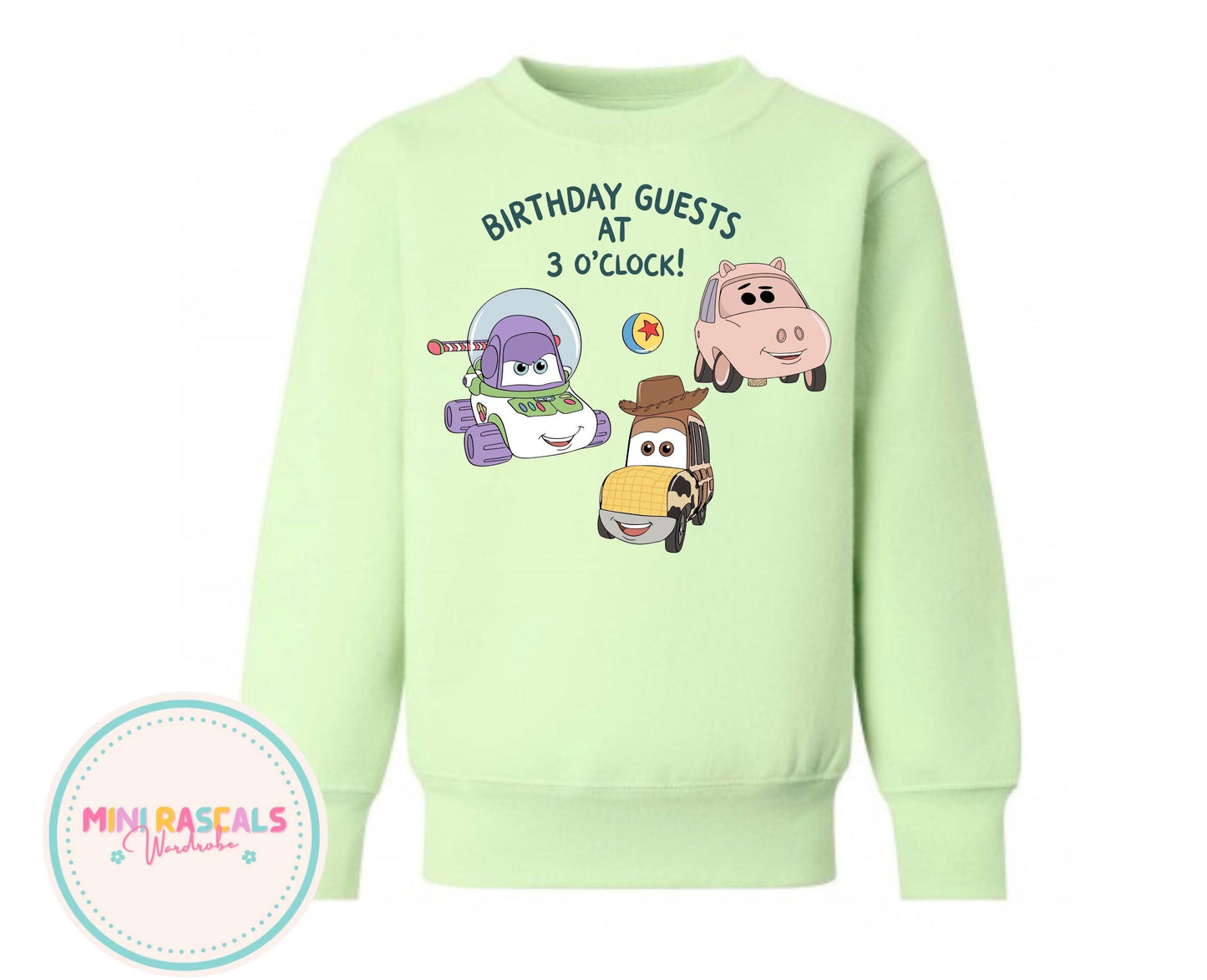 Disney Cars & Toy Story Kids T-Shirt & Sweatshirt | McQueen Woody & Buzz Graphic Top | Boys Girls Unisex