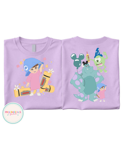 Monsters Inc Disney Boo, Mike and Sulley Disney Door T-Shirts and Sweatshirt