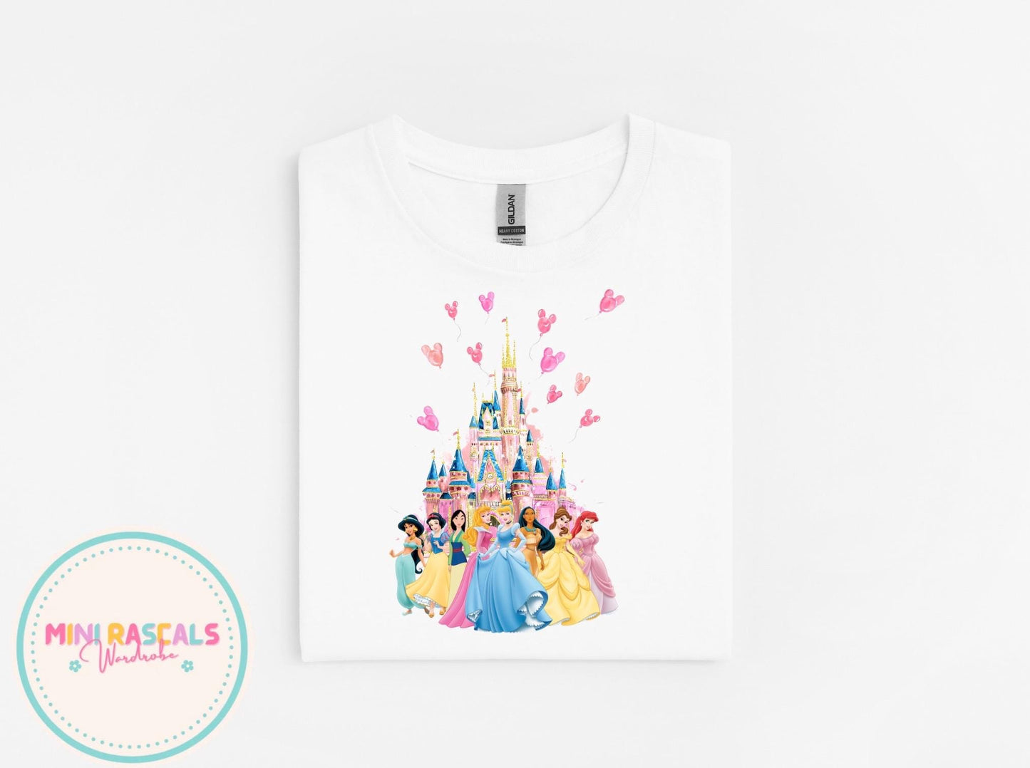 Disney Princess Castle Kids T-Shirt & Sweatshirt | Girls Disney Trip Outfit | Cinderella Princess Graphic Top