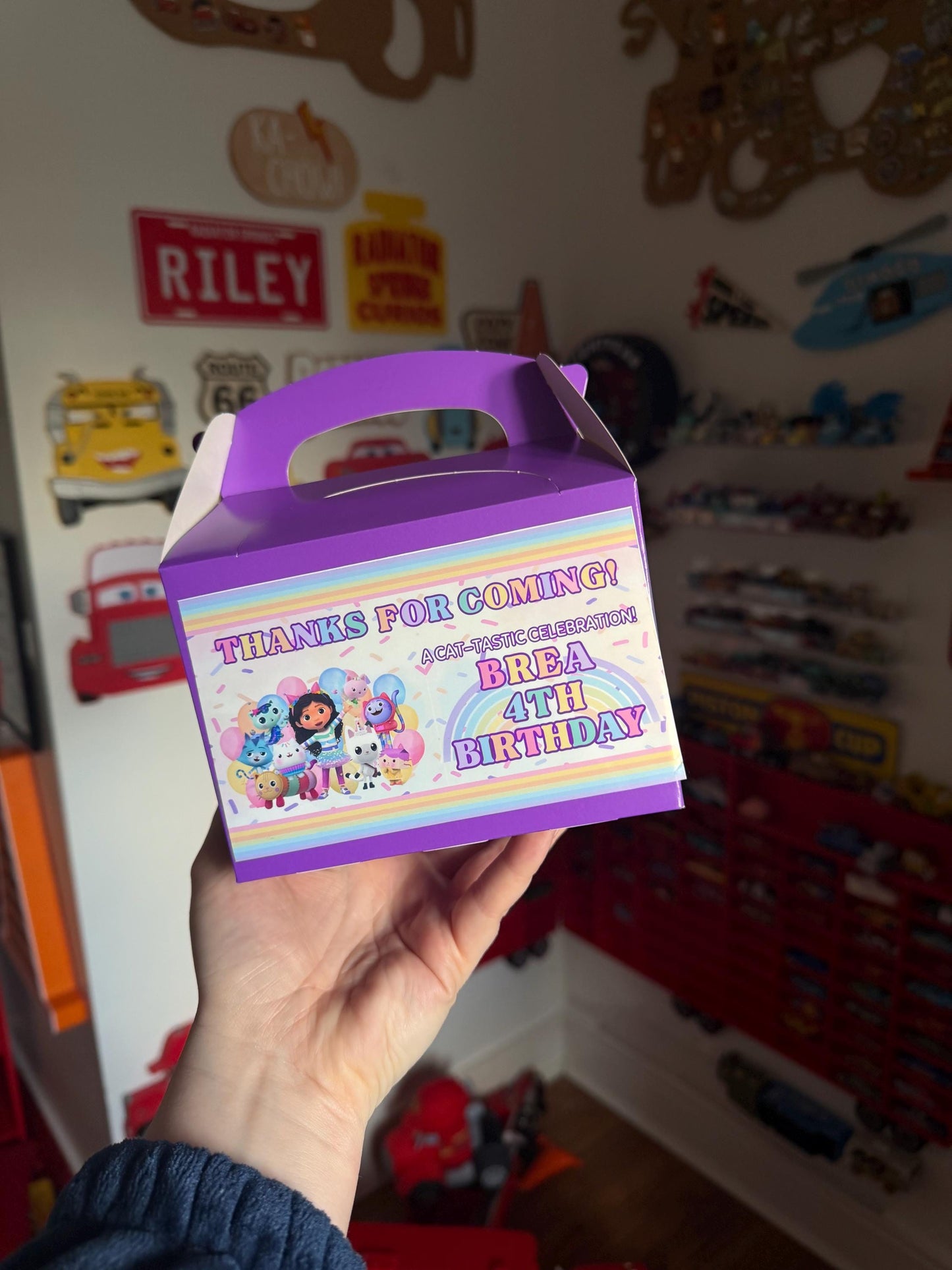 Gabby’s Dollhouse Birthday Party Favor Bags - Birthday treat, personalised gift, party favour