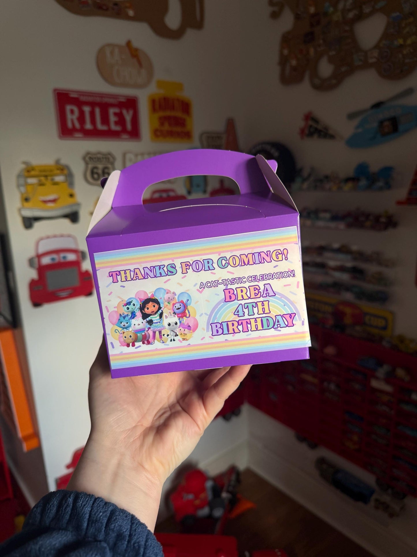 Gabby’s Dollhouse Birthday Party Favor Bags - Birthday treat, personalised gift, party favour