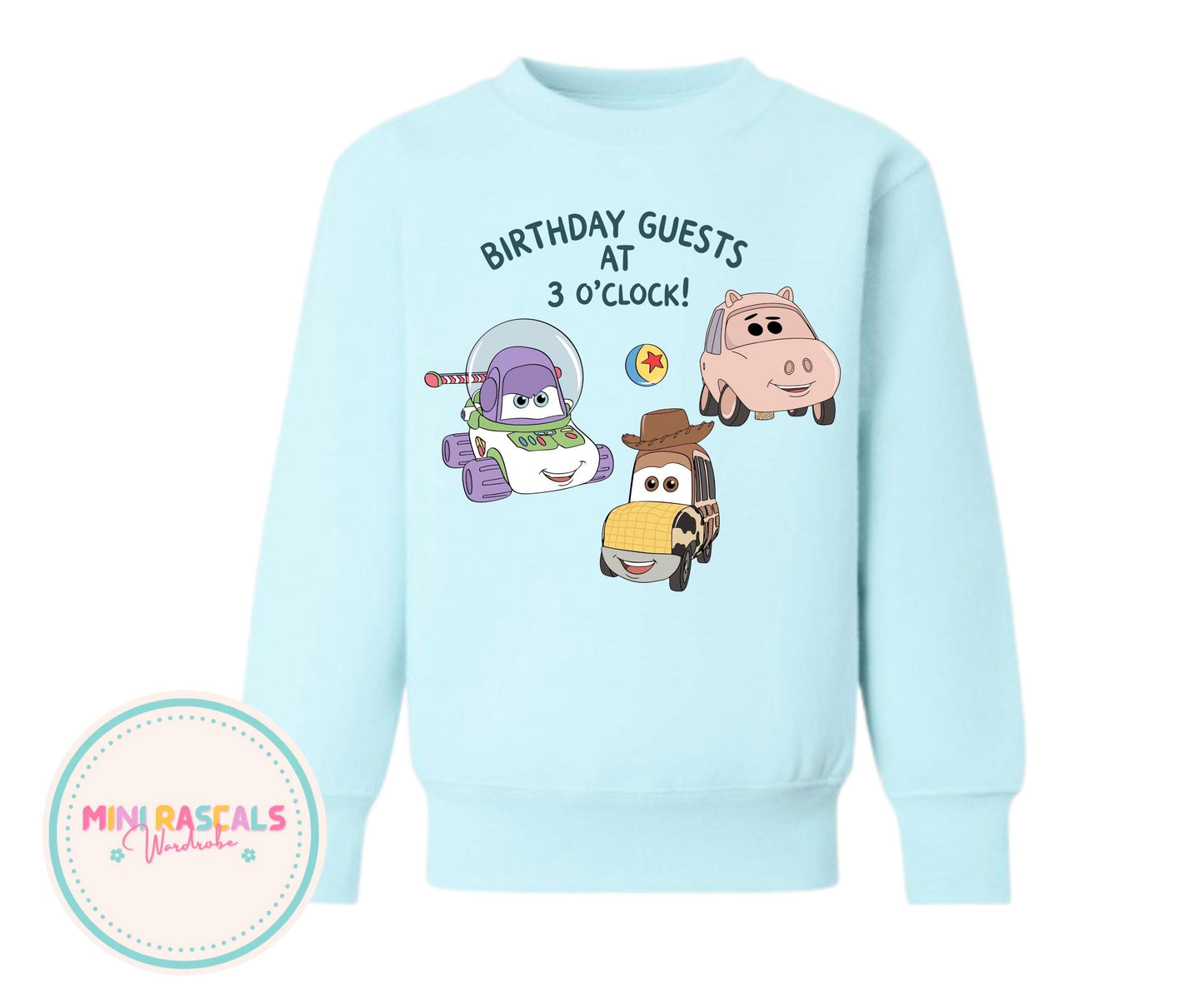 Disney Cars & Toy Story Kids T-Shirt & Sweatshirt | McQueen Woody & Buzz Graphic Top | Boys Girls Unisex