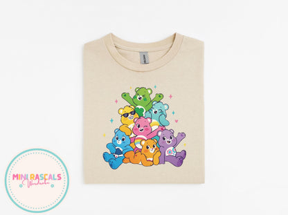 Care Bear Rainbow Bear Squad  Tee – Retro Rainbow Cute Graphic Shirt