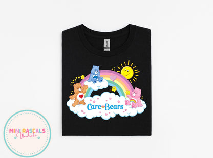 Care Bear Rainbow Tee – Retro Rainbow Cute Graphic Shirt