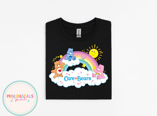 Care Bear Rainbow Tee – Retro Rainbow Cute Graphic Shirt