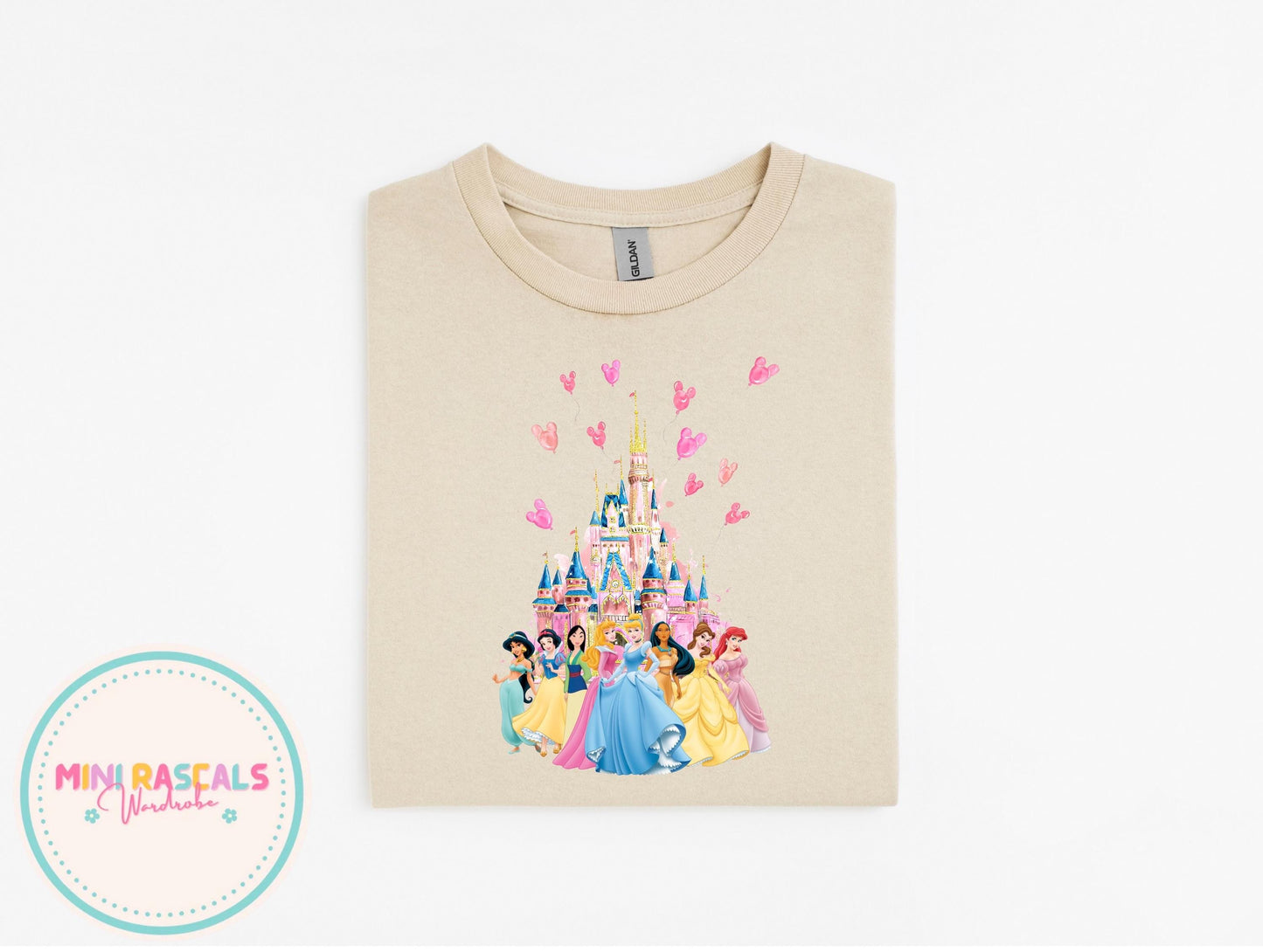 Disney Princess Castle Kids T-Shirt & Sweatshirt | Girls Disney Trip Outfit | Cinderella Princess Graphic Top