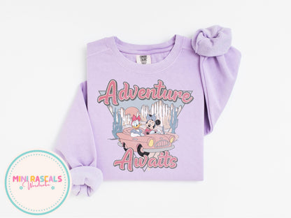 Disney Minnie Mouse & Daisy Duck Adventure Time Girls T-Shirt | Cute Cartoon Graphic Top for Kids