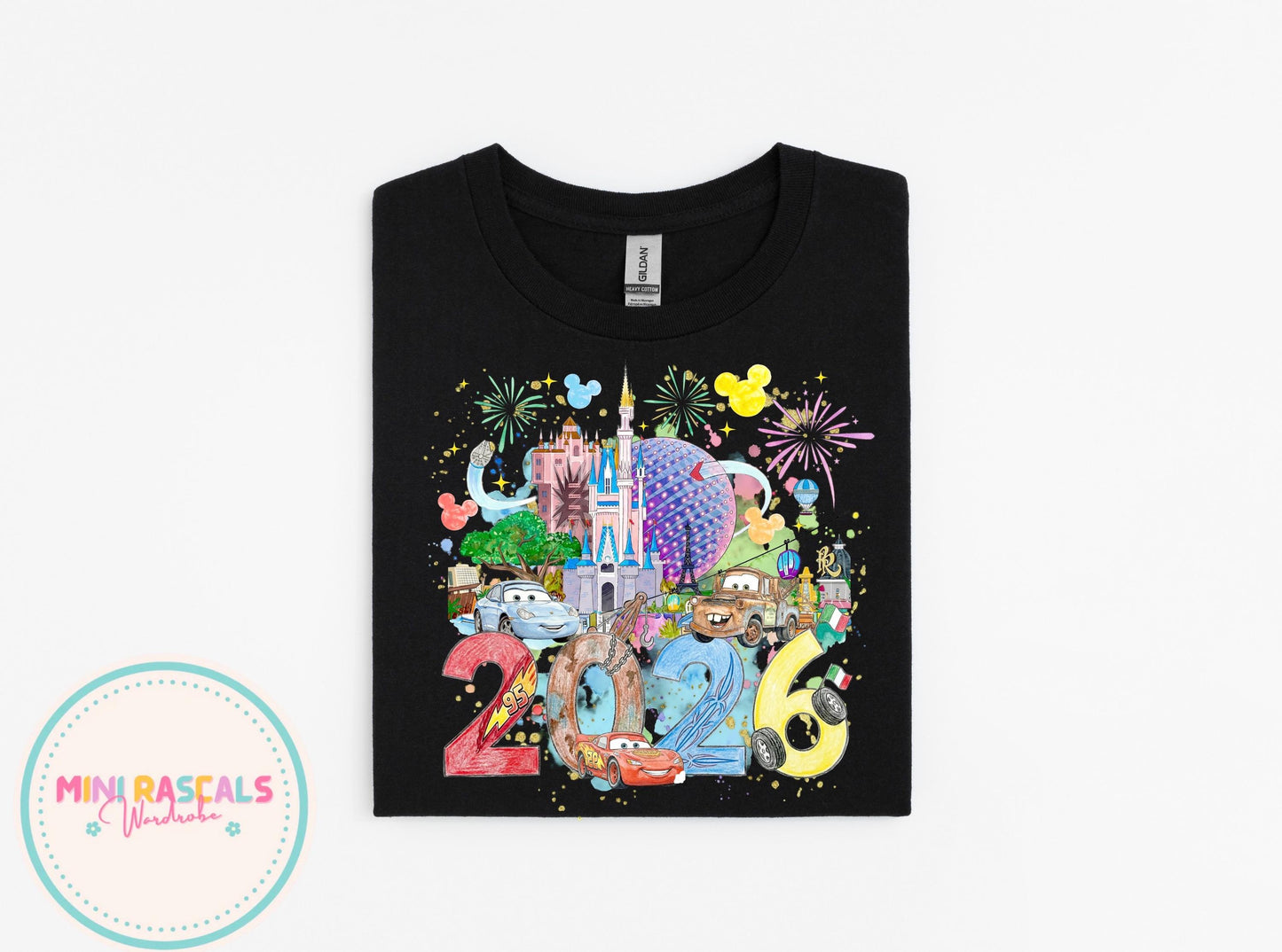 Disney World 2026 lightning McQueen and friends Racing - McQueen Kids T-Shirts and Sweatshirt - Pixar Kids