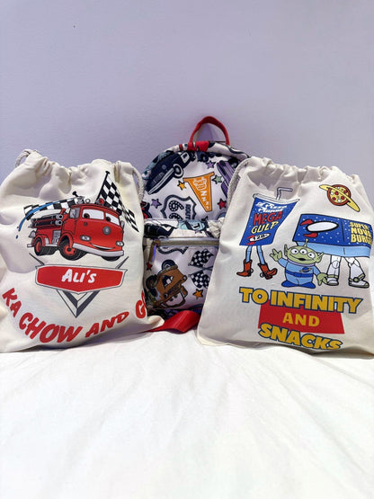 Personalised Cars Ka Chow and Go Storage Bag