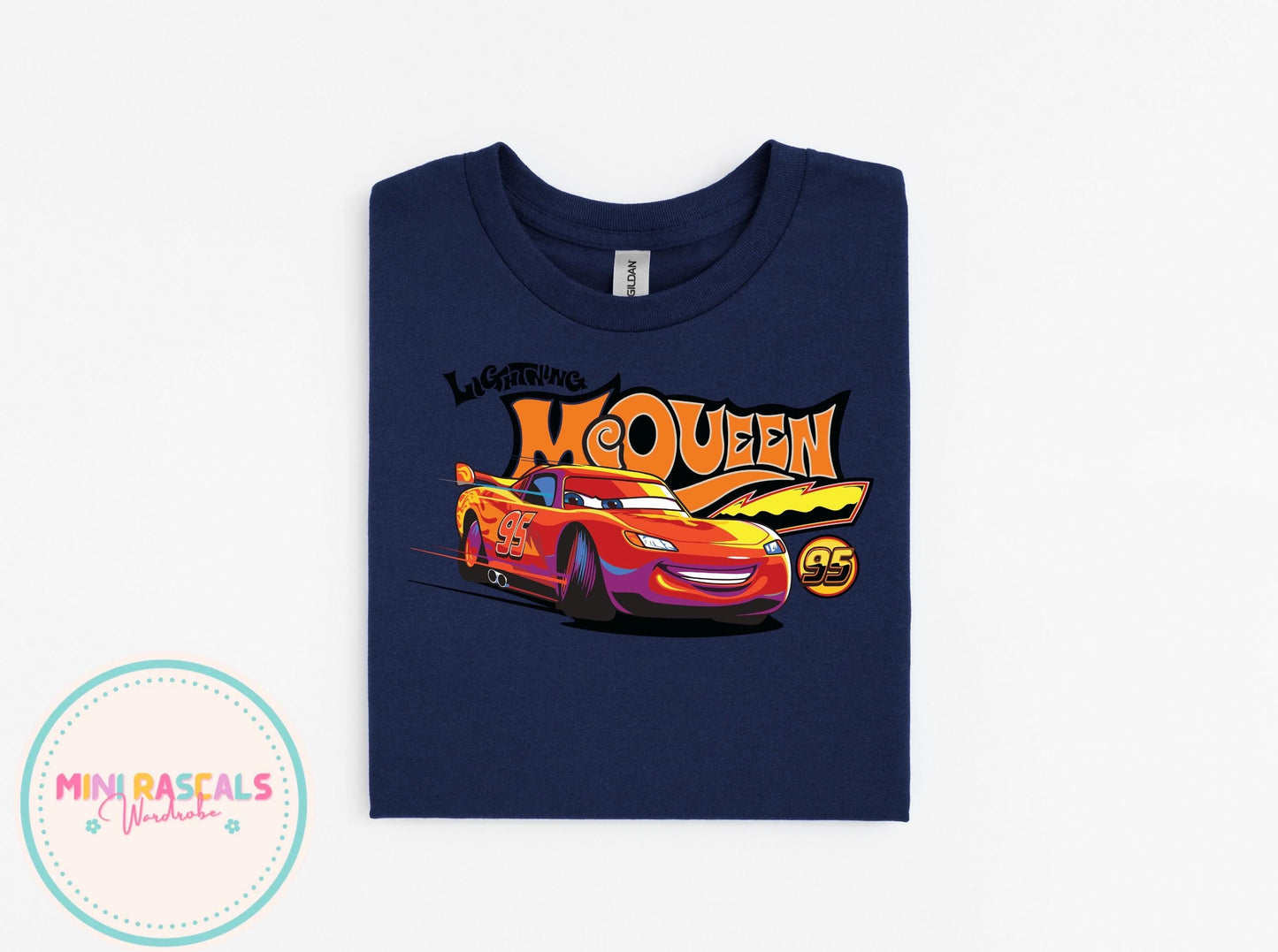 Lightning McQueen Shirt for Kids – Race Car 95 Tee – Cars Birthday Shirt – Boys Girls Graphic Tee – Car Themed Party Outfit