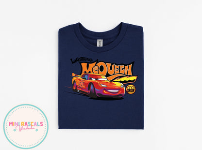 Lightning McQueen Shirt for Kids – Race Car 95 Tee – Cars Birthday Shirt – Boys Girls Graphic Tee – Car Themed Party Outfit