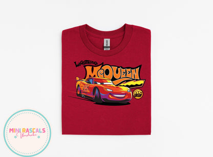 Lightning McQueen Shirt for Kids – Race Car 95 Tee – Cars Birthday Shirt – Boys Girls Graphic Tee – Car Themed Party Outfit