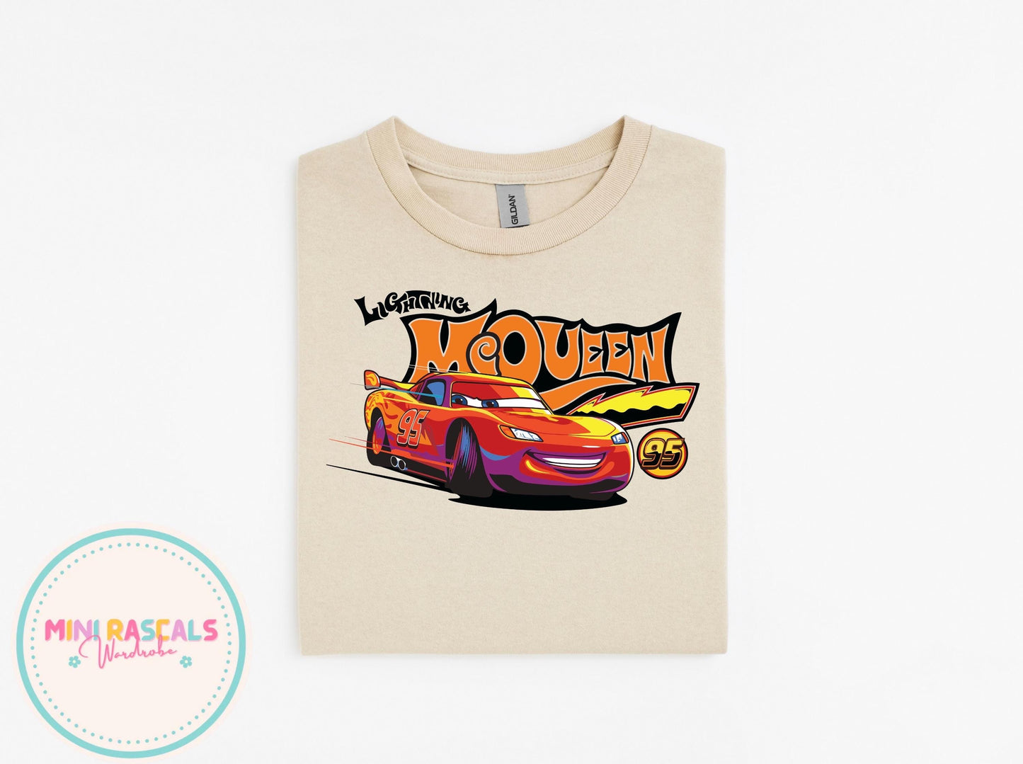 Lightning McQueen Shirt for Kids – Race Car 95 Tee – Cars Birthday Shirt – Boys Girls Graphic Tee – Car Themed Party Outfit