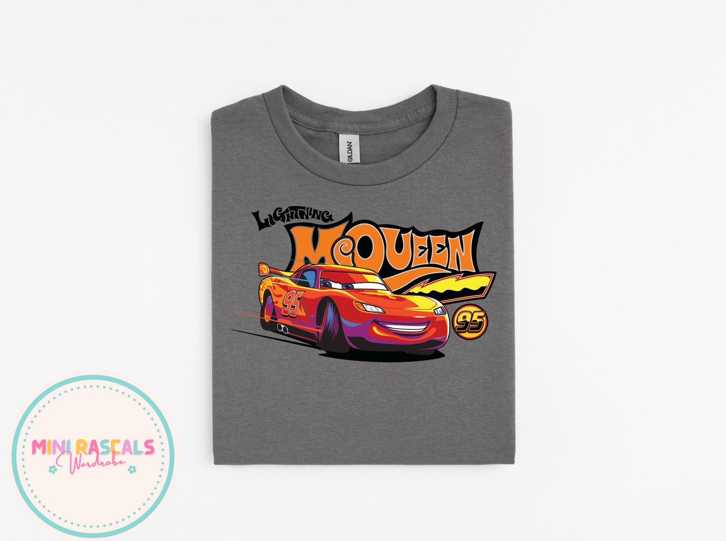 Lightning McQueen Shirt for Kids – Race Car 95 Tee – Cars Birthday Shirt – Boys Girls Graphic Tee – Car Themed Party Outfit