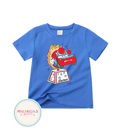 Disney Cars KACHOW! Lightning McQueen & Mater the Greater Kids Top | T-Shirt & Sweatshirt | Pixar