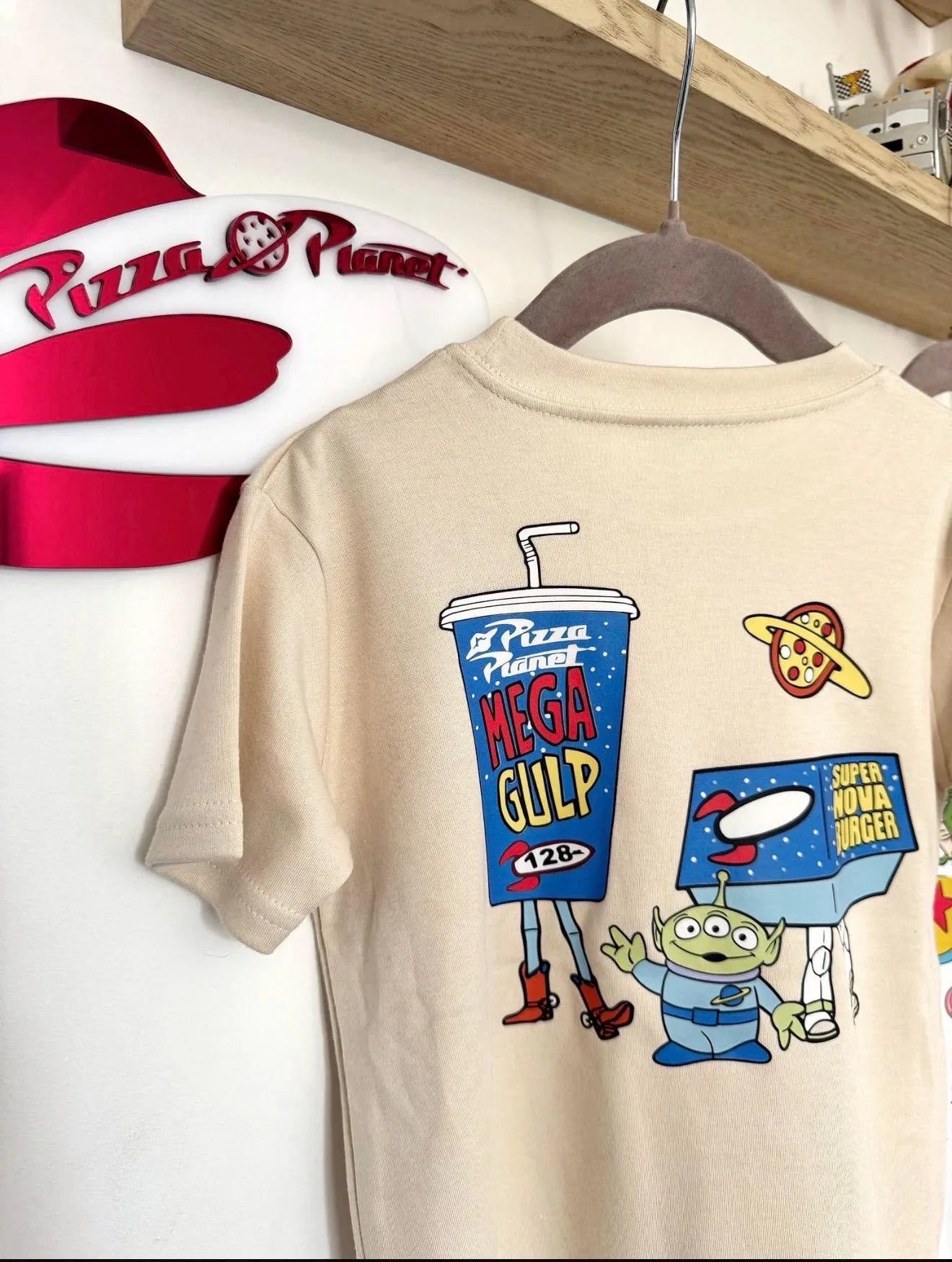 Pizza Planet Food Inspired Toy Story Alien Kids T-Shirt & Sweatshirt