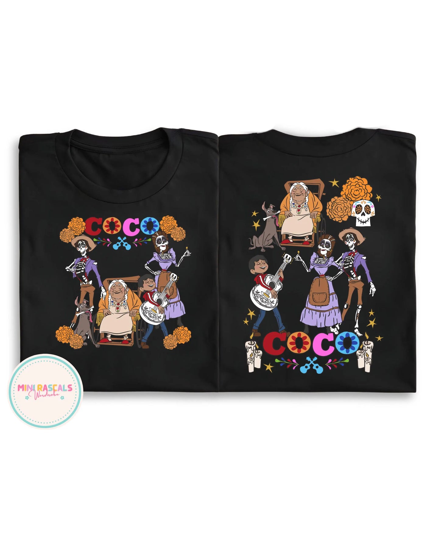 Coco Inspired T-Shirt & Sweatshirt – Disney-Inspired Tee – Día de los Muertos Shirt