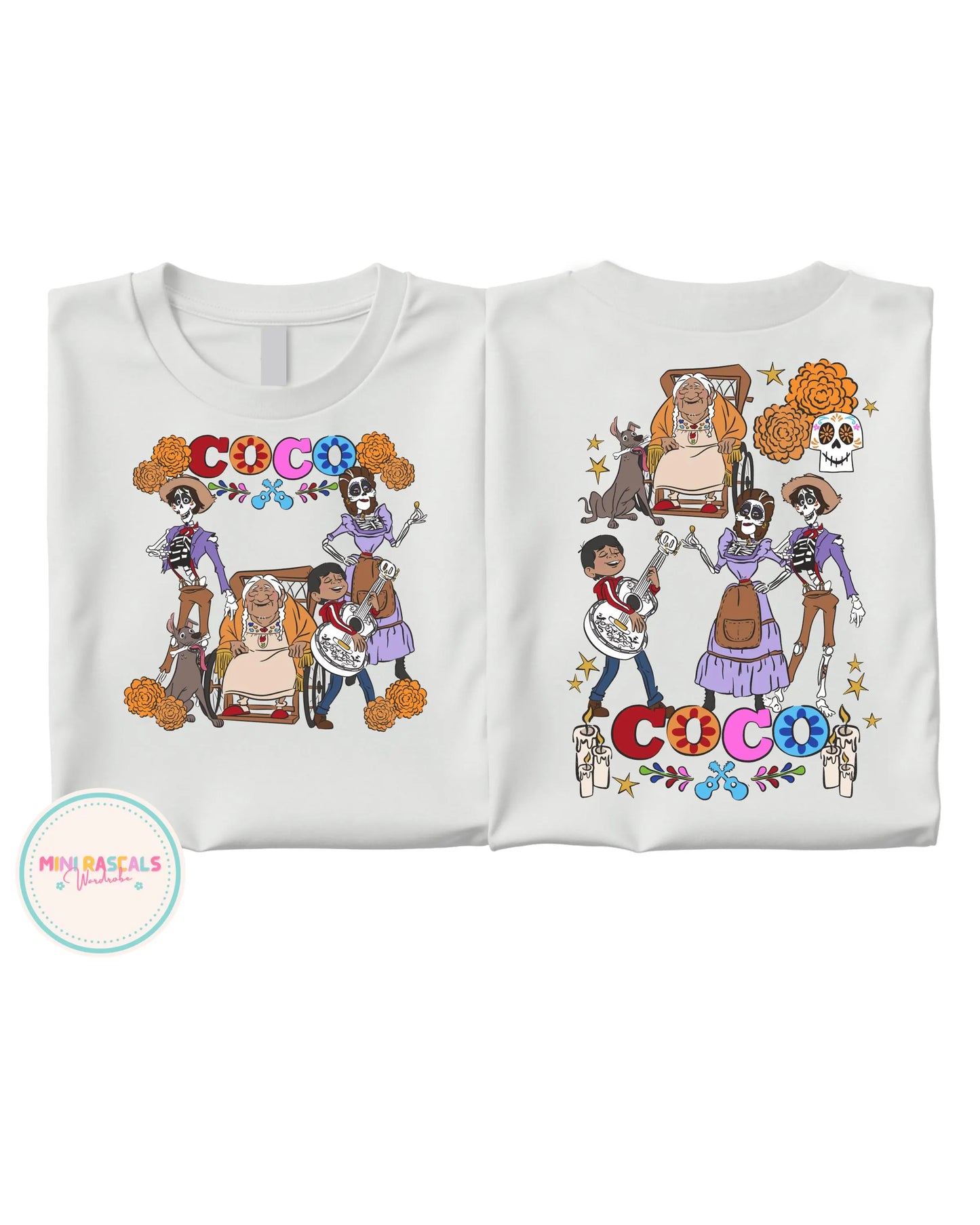 Coco Inspired T-Shirt & Sweatshirt – Disney-Inspired Tee – Día de los Muertos Shirt