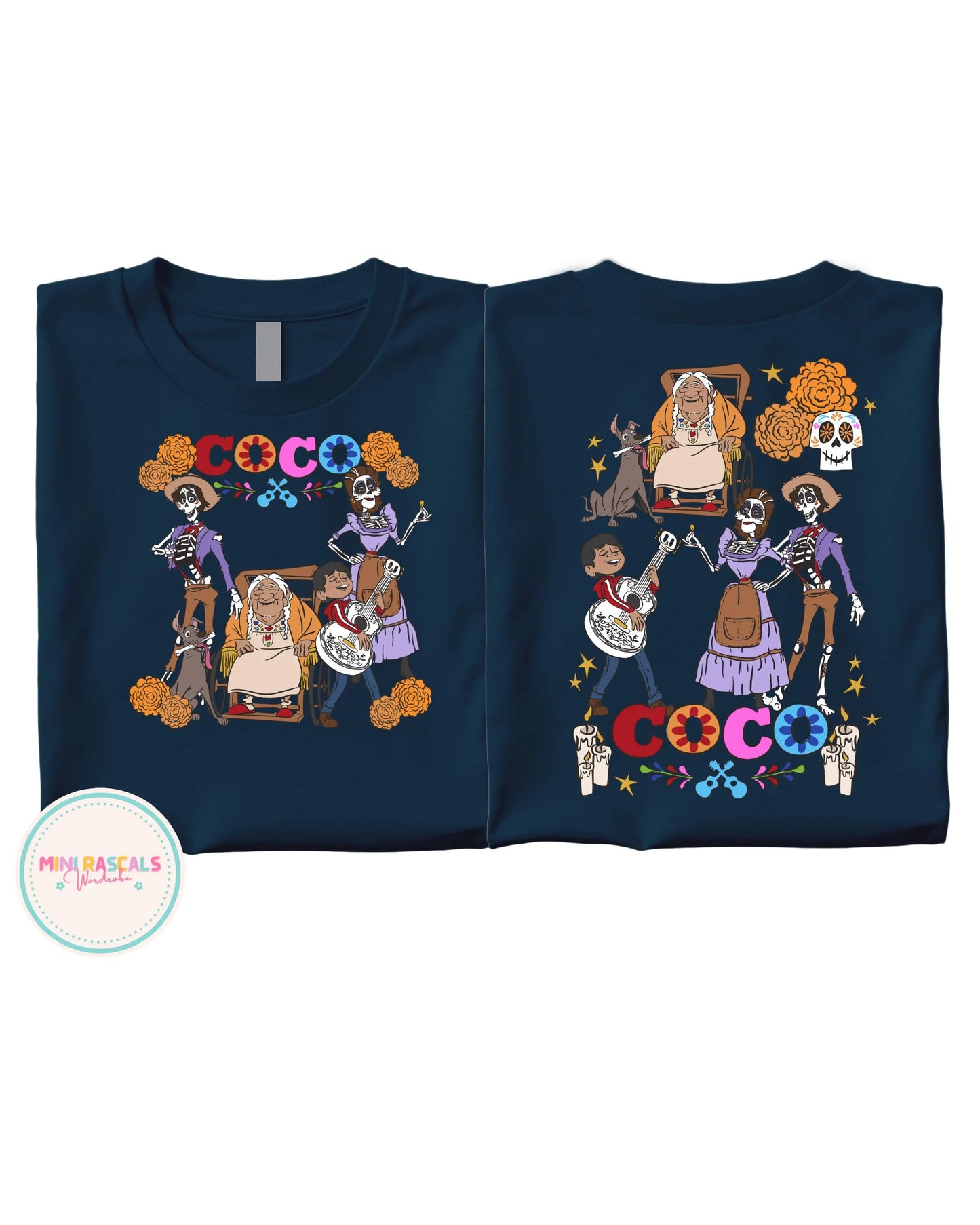 Coco Inspired T-Shirt & Sweatshirt – Disney-Inspired Tee – Día de los Muertos Shirt