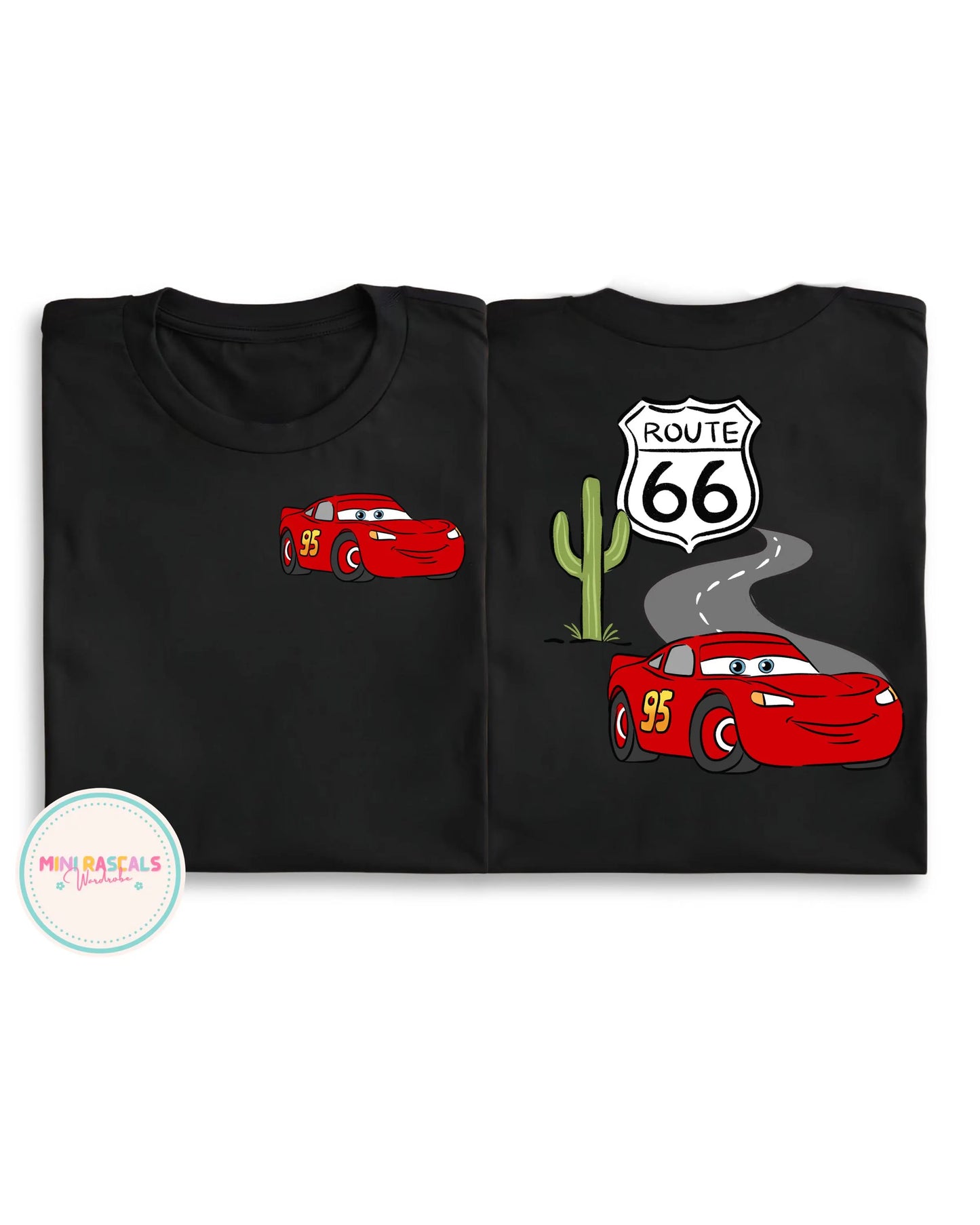 Lightning McQueen Route 66 Kids T-Shirt & Sweatshirt