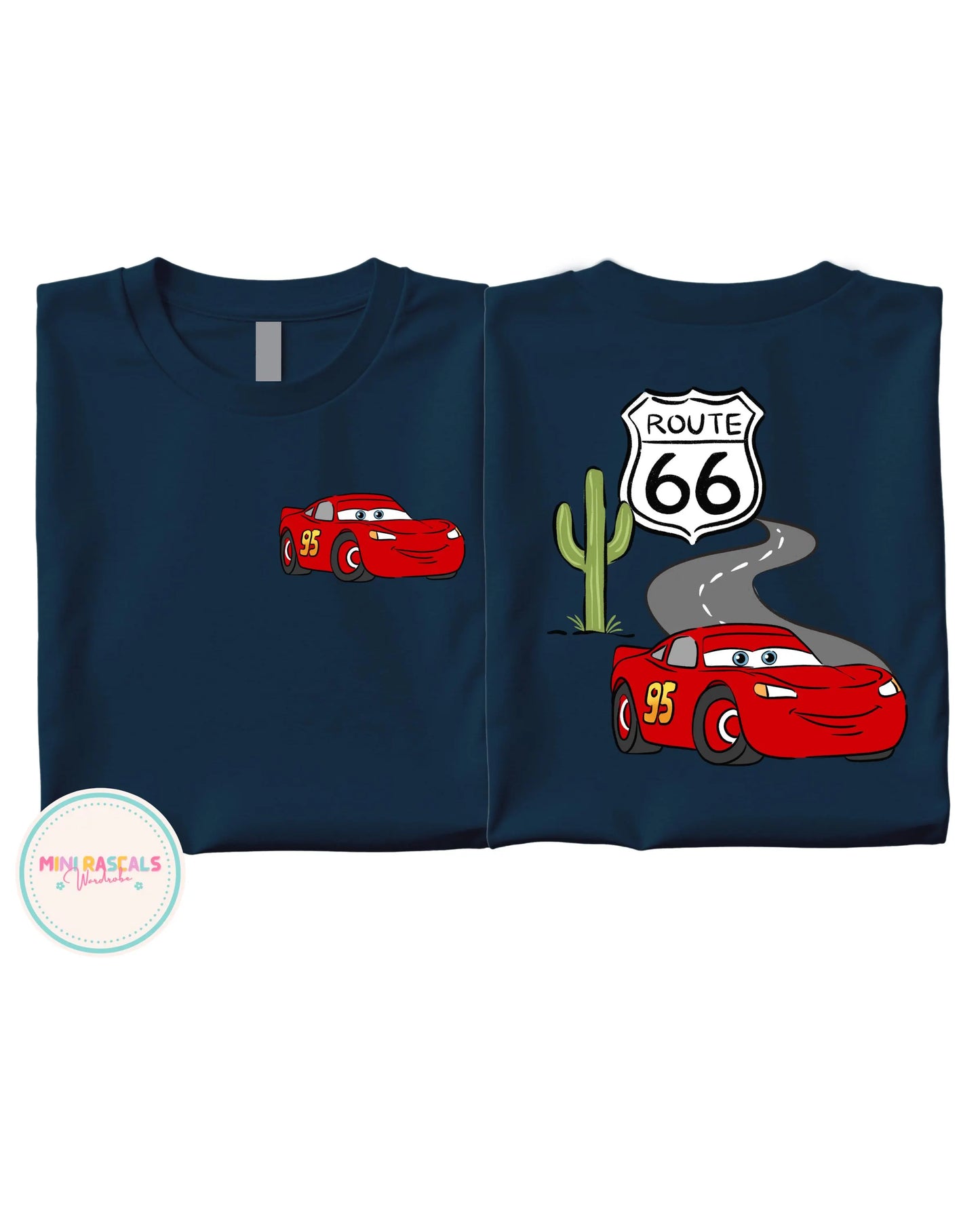 Lightning McQueen Route 66 Kids T-Shirt & Sweatshirt