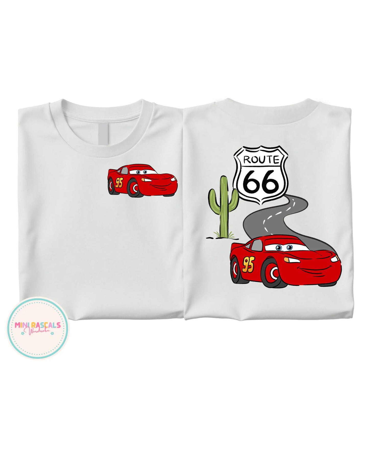 Lightning McQueen Route 66 Kids T-Shirt & Sweatshirt