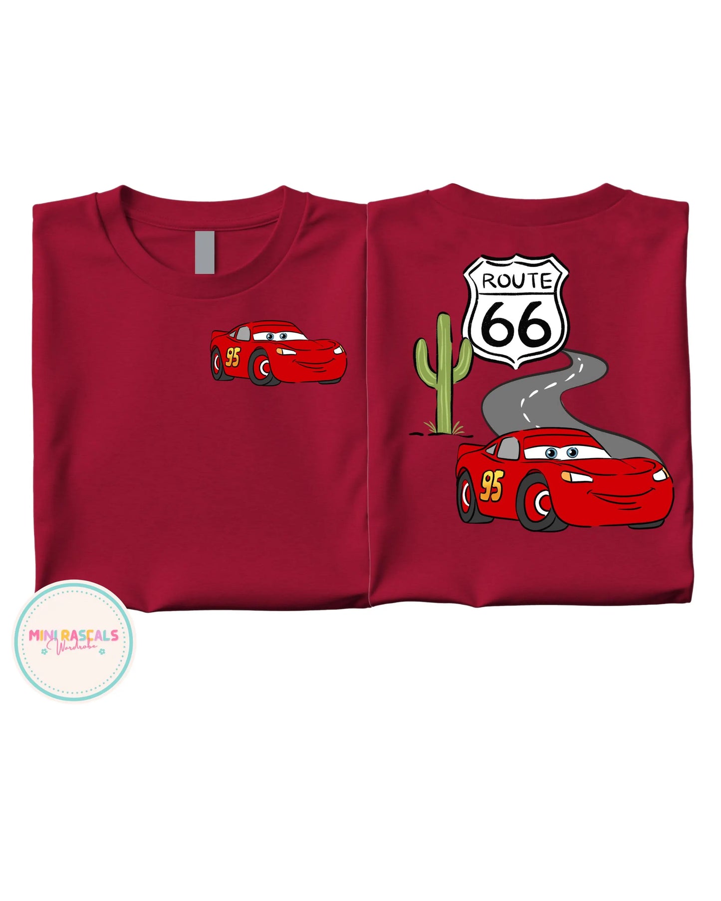 Lightning McQueen Route 66 Kids T-Shirt & Sweatshirt