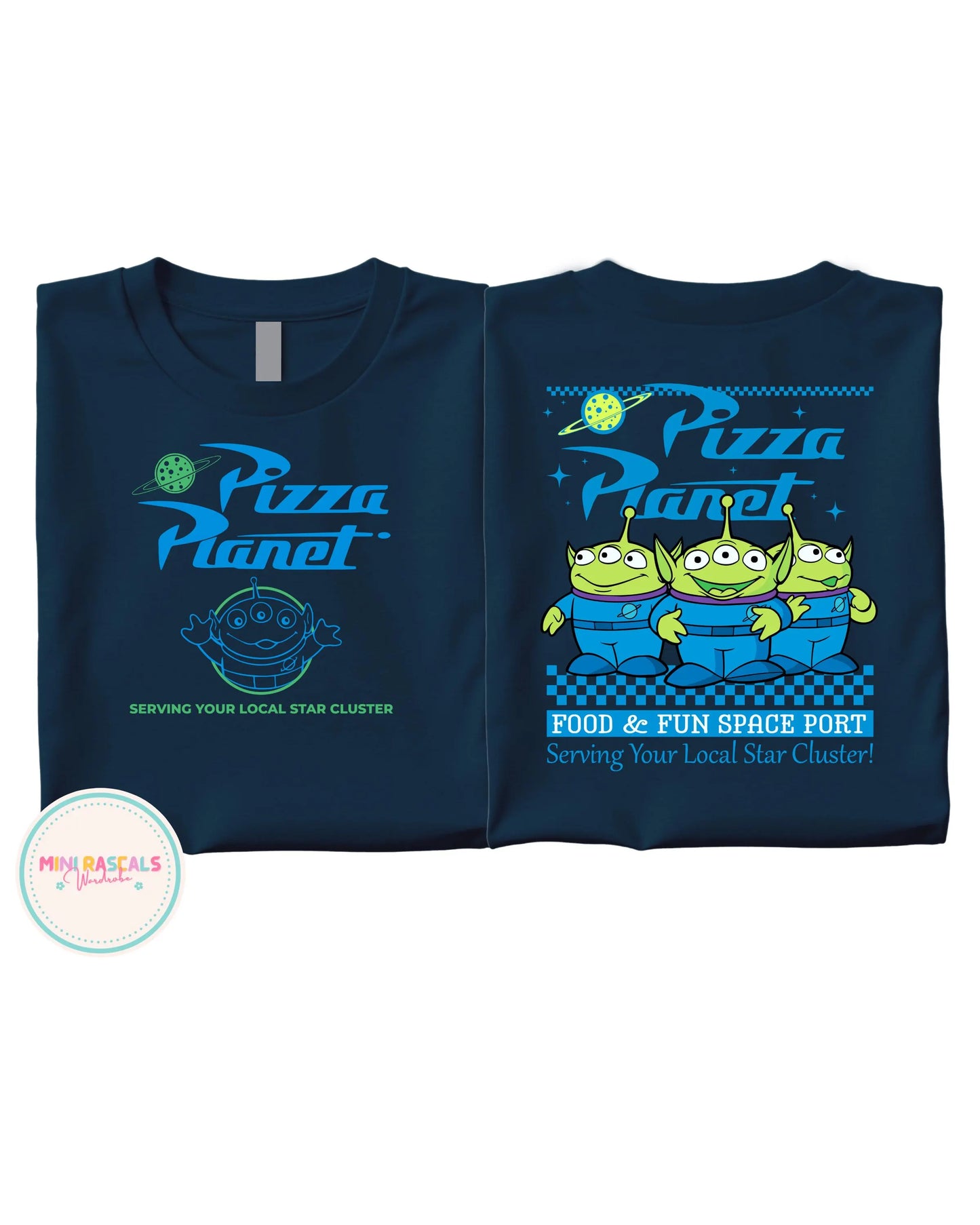 Blue Pizza Planet Toy Story Alien Kids T-Shirt & Sweatshirt