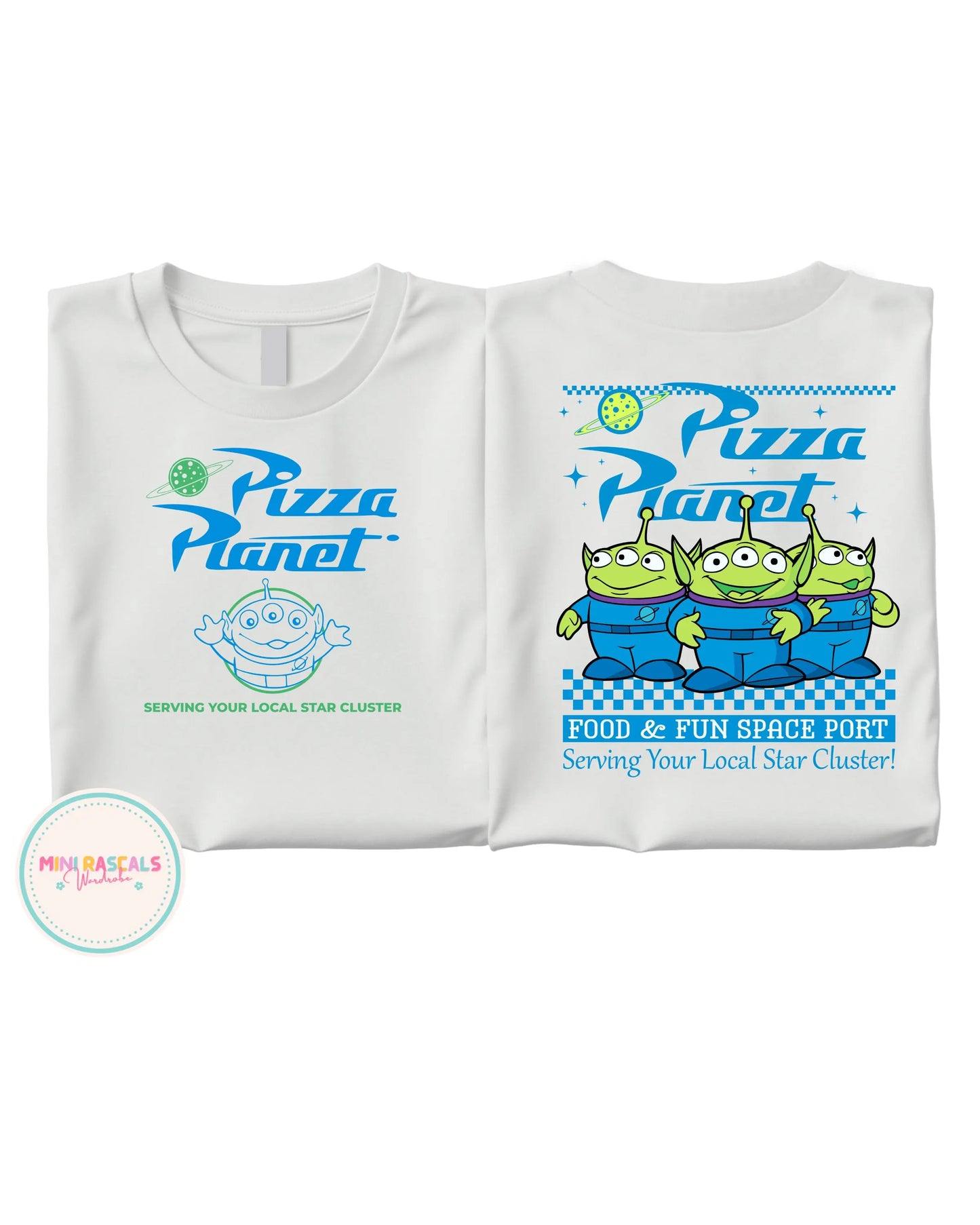 Blue Pizza Planet Toy Story Alien Kids T-Shirt & Sweatshirt