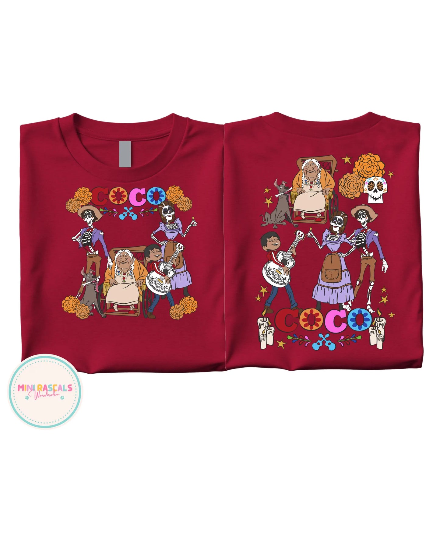 Coco Inspired T-Shirt & Sweatshirt – Disney-Inspired Tee – Día de los Muertos Shirt
