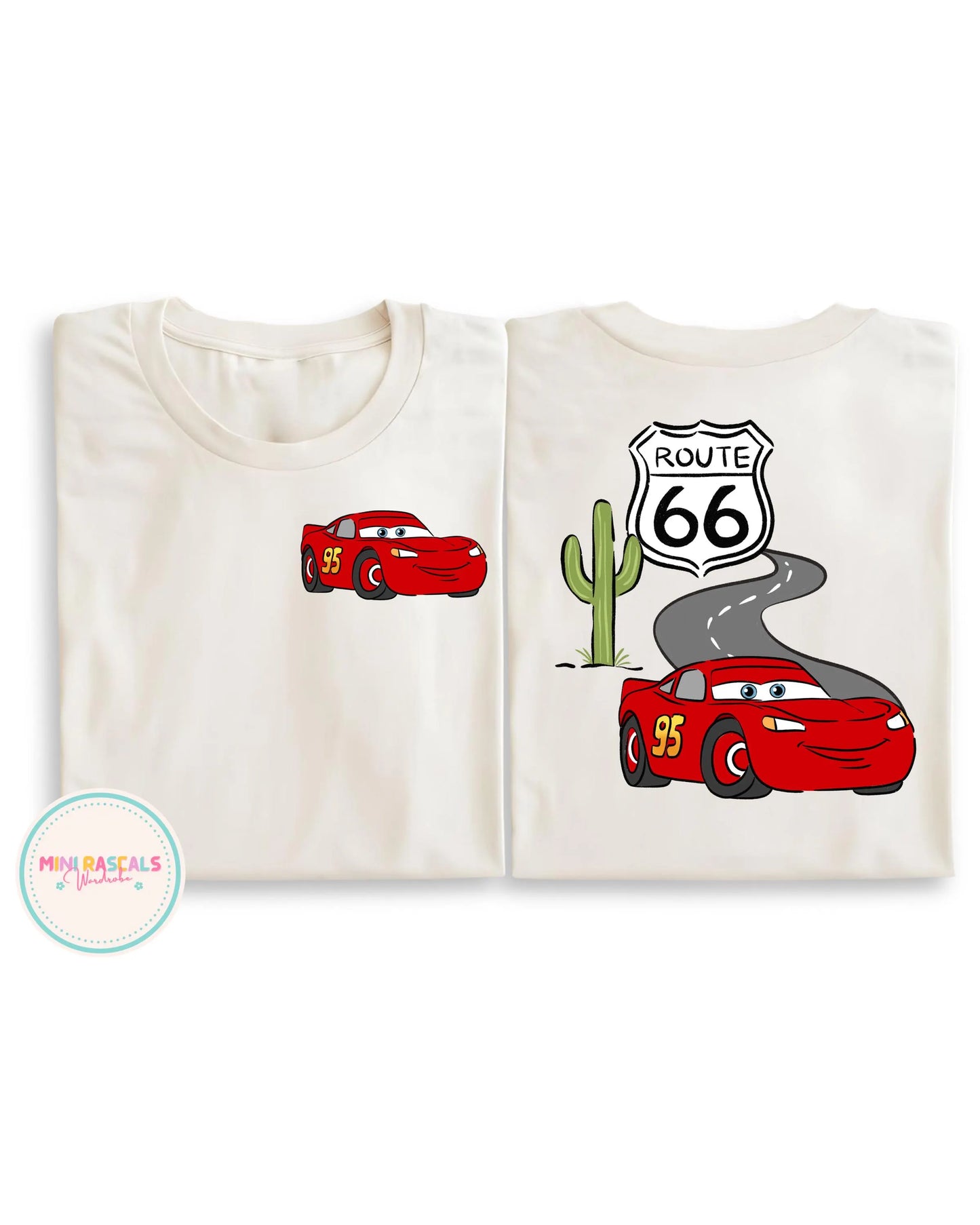 Lightning McQueen Route 66 Kids T-Shirt & Sweatshirt